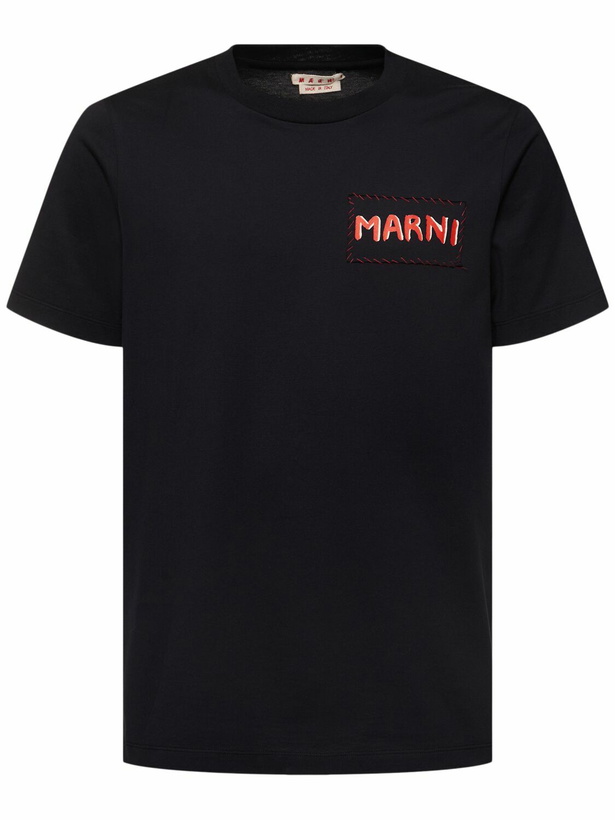 Photo: MARNI Logo Crewneck T-shirt