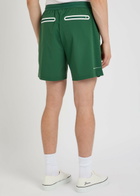 Malbon Performance 2-1 Logo Stretch-jersey Shorts Green