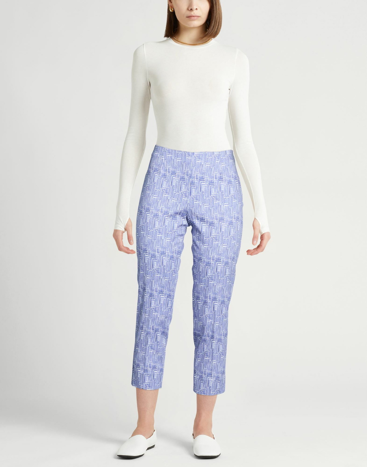 Peserico Womens Pants Light in Blue