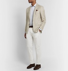 Canali - Beige Kei Cotton, Silk and Wool-Blend Blazer - Neutrals