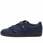 Puma Men's x Noah Suede Classic Velcro Sneakers in Puma Men's Navy/Puma Men's Black