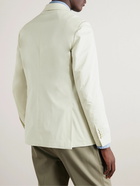 Lardini - Unstructured Cotton-Blend Satin Blazer - Neutrals