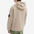 Stone Island Men's Garment Dyed Popover Hoody in Dove Grey