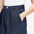 Good American Women's Pleated Jean in Indigo