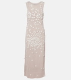 Altuzarra Nelly floral-appliqué midi dress
