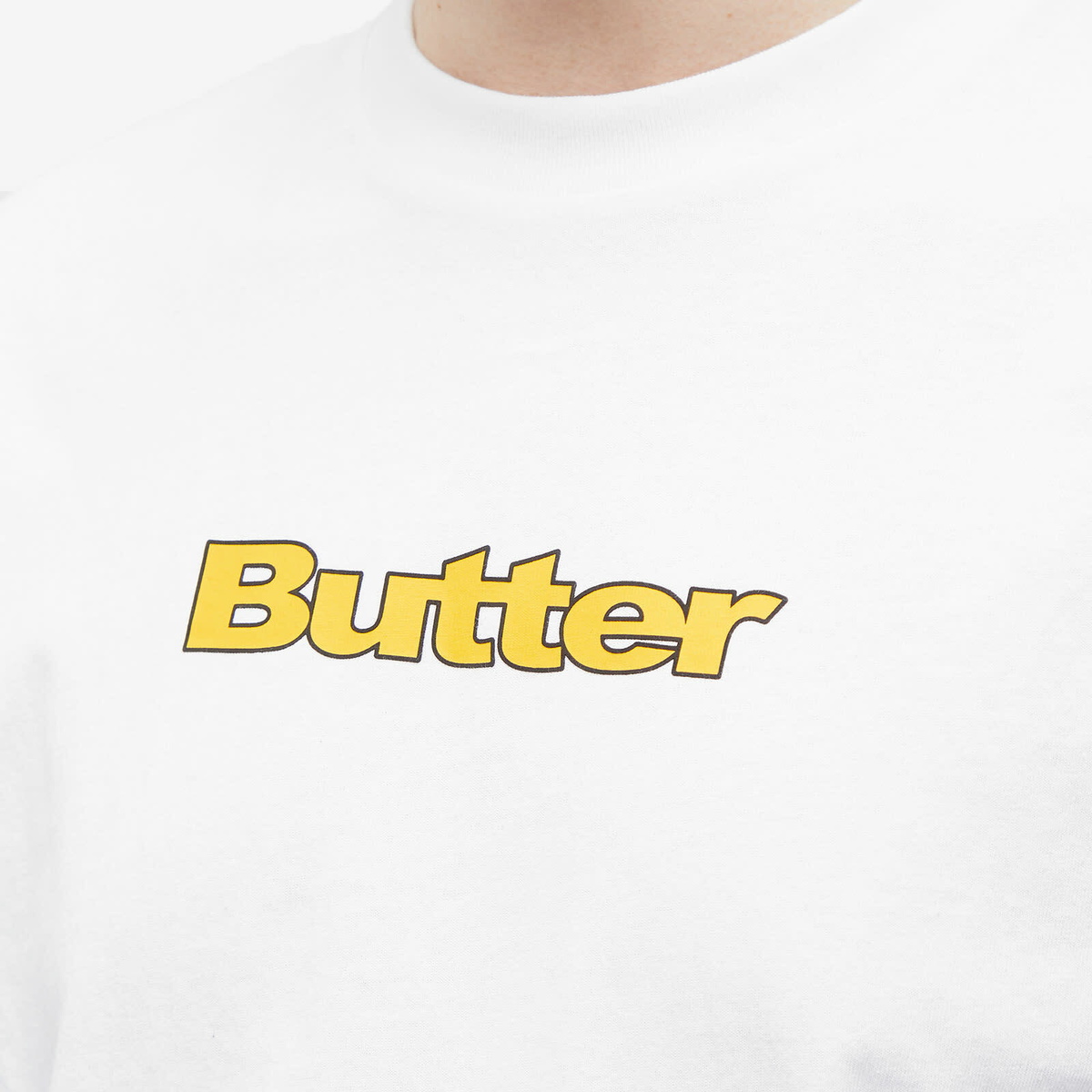 【BUTTER GOODS】 Sight And Sound Tee / White Water Logo Tee, White – Butter Goods
