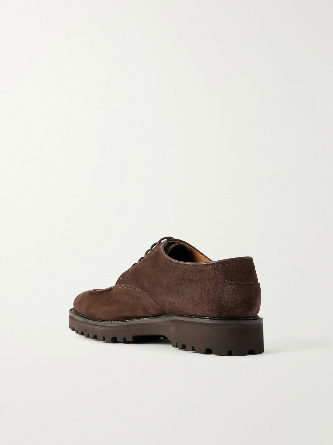 John Lobb - Land Suede Derby Shoes - Brown