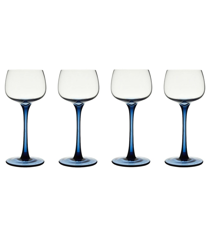 Photo: Bitossi Diseguale set of 4 cordial glasses