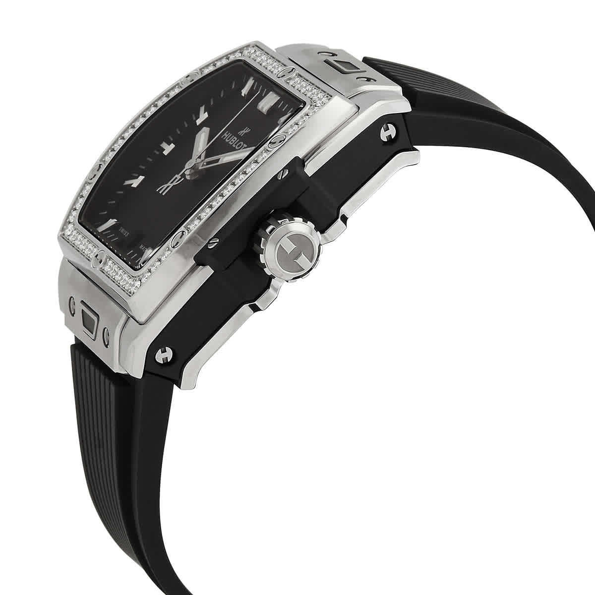 Hublot Spirit Of Big Bang Automatic Diamond Matte Black Dial Unisex Watch 662.NX.1170.RX.1204