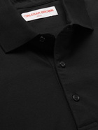 ORLEBAR BROWN - Linwood Cotton-Jersey Polo Shirt - Black