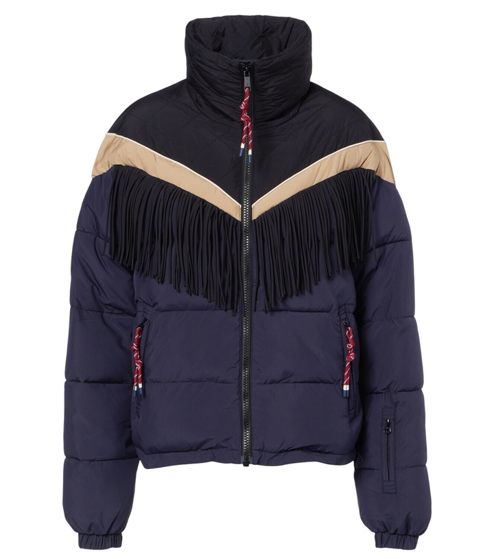 Photo: The Upside Fox fringed ski jacket