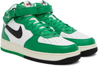 Nike Green & White Air Force 1 Mid '07 LV8 Sneakers