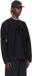 VETEMENTS Black Taped Longsleeve T-shirt