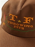 Small Talk - Throwing Fits Logo-Embroidered Cotton-Twill Baseball Cap