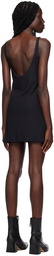 Our Legacy Black Scoop Minidress