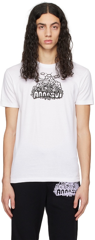 Photo: Anna Sui SSENSE Exclusive White Mushroom T-Shirt