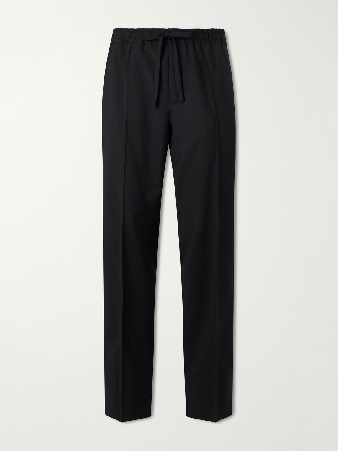 Valentino Garavani - Straight-Leg Wool and Cashmere-Blend Trousers - Black