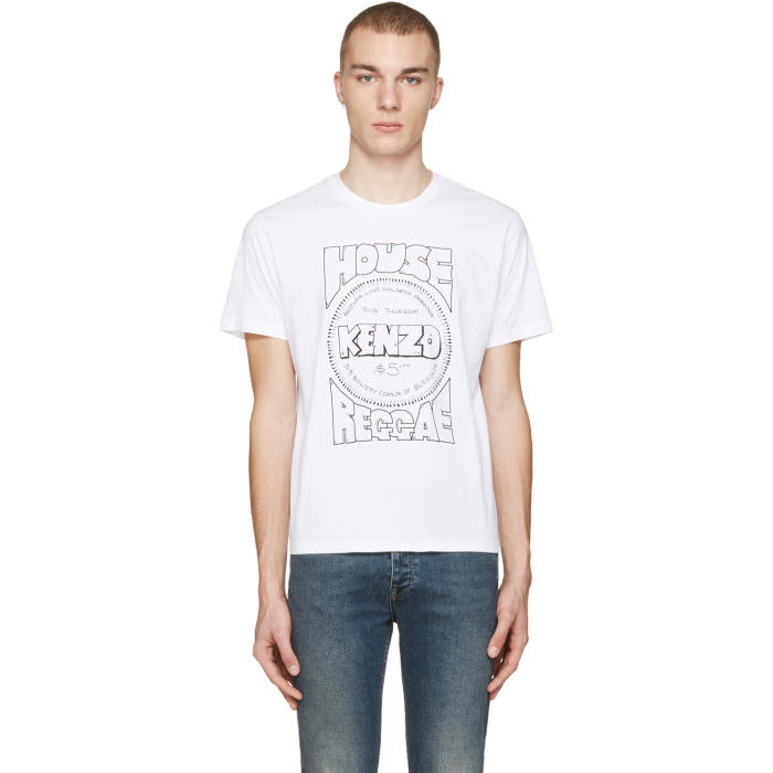 Photo: Kenzo White House Reggae T-Shirt