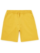 Norse Projects - Straight-Leg Cotton-Jersey Drawstring Shorts - Yellow
