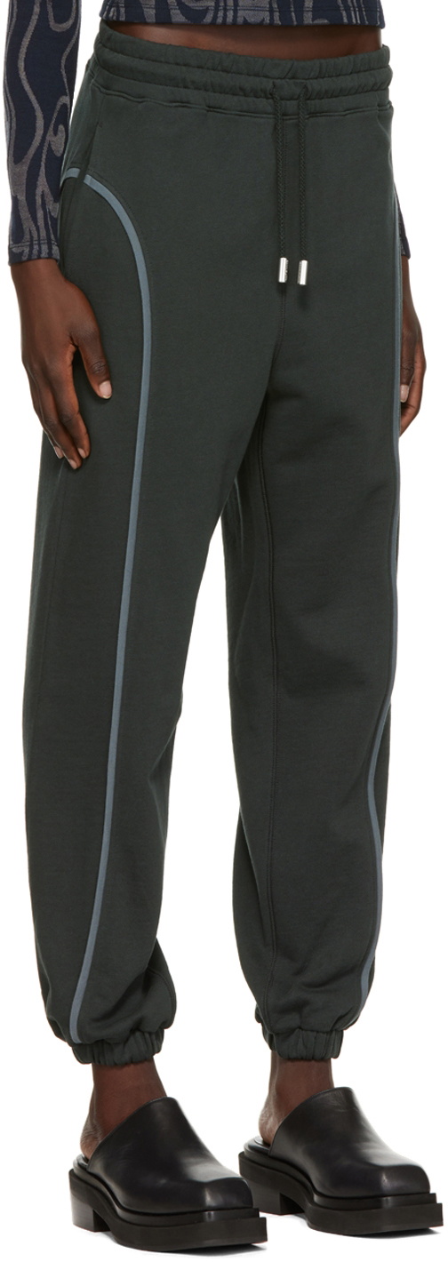 Eckhaus Latta Gray Paneled Lounge Pants