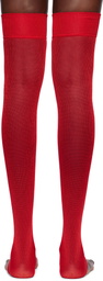 Julie Kegels Red Thong Socks