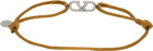 Valentino Garavani Tan VLogo Signature Bracelet