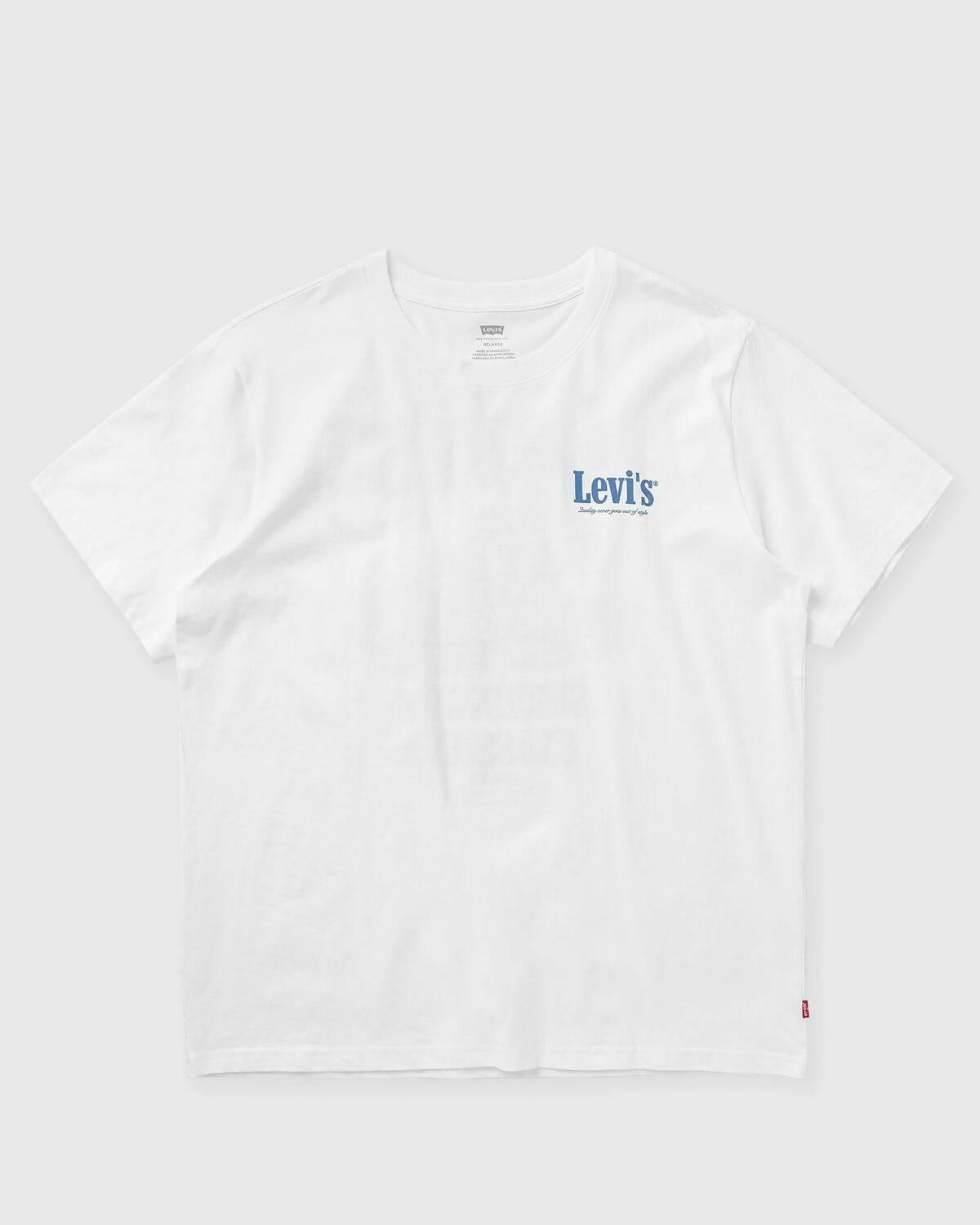 Levis SS RELAXED FIT TEE White Mens Shortsleefe