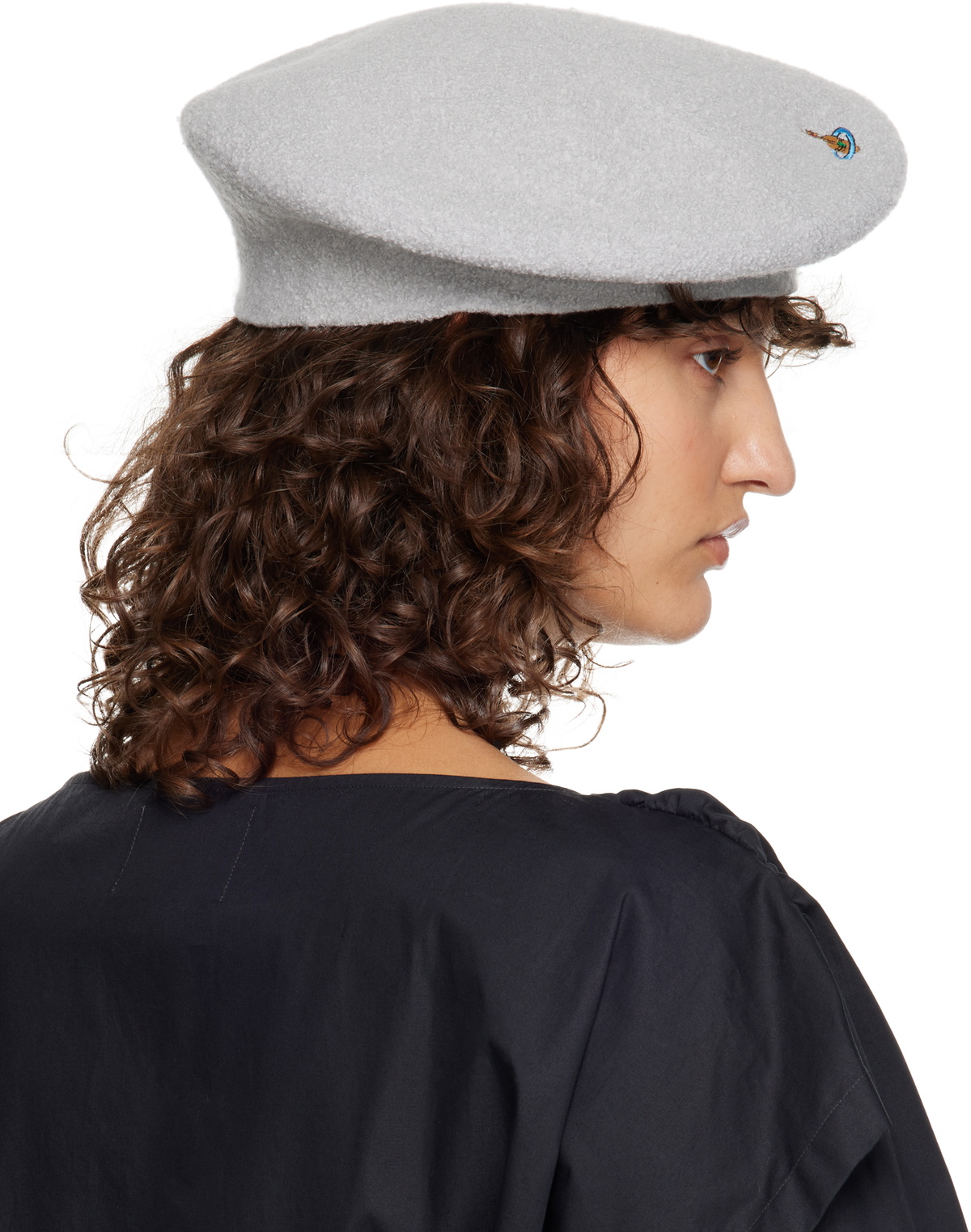 Vivienne Westwood ウールハット グレー Vivienne Westwood - ☆新品☆ヴィヴィアンウエストウッド ウール