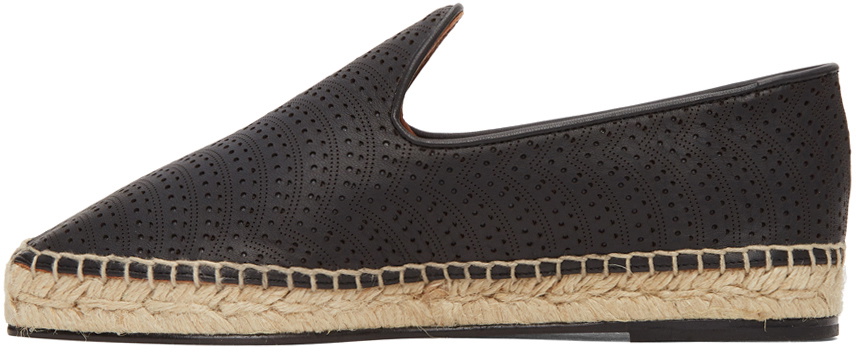 ALAÏA Black Micro Vienne Vague Openwork Espadrilles