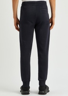 Moncler Logo Cotton Sweatpants Navy