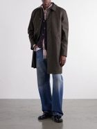 A.P.C. - Auster Brushed Wool-Blend Coat - Brown