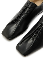 Lemaire Souris Leather Derby Shoes Black