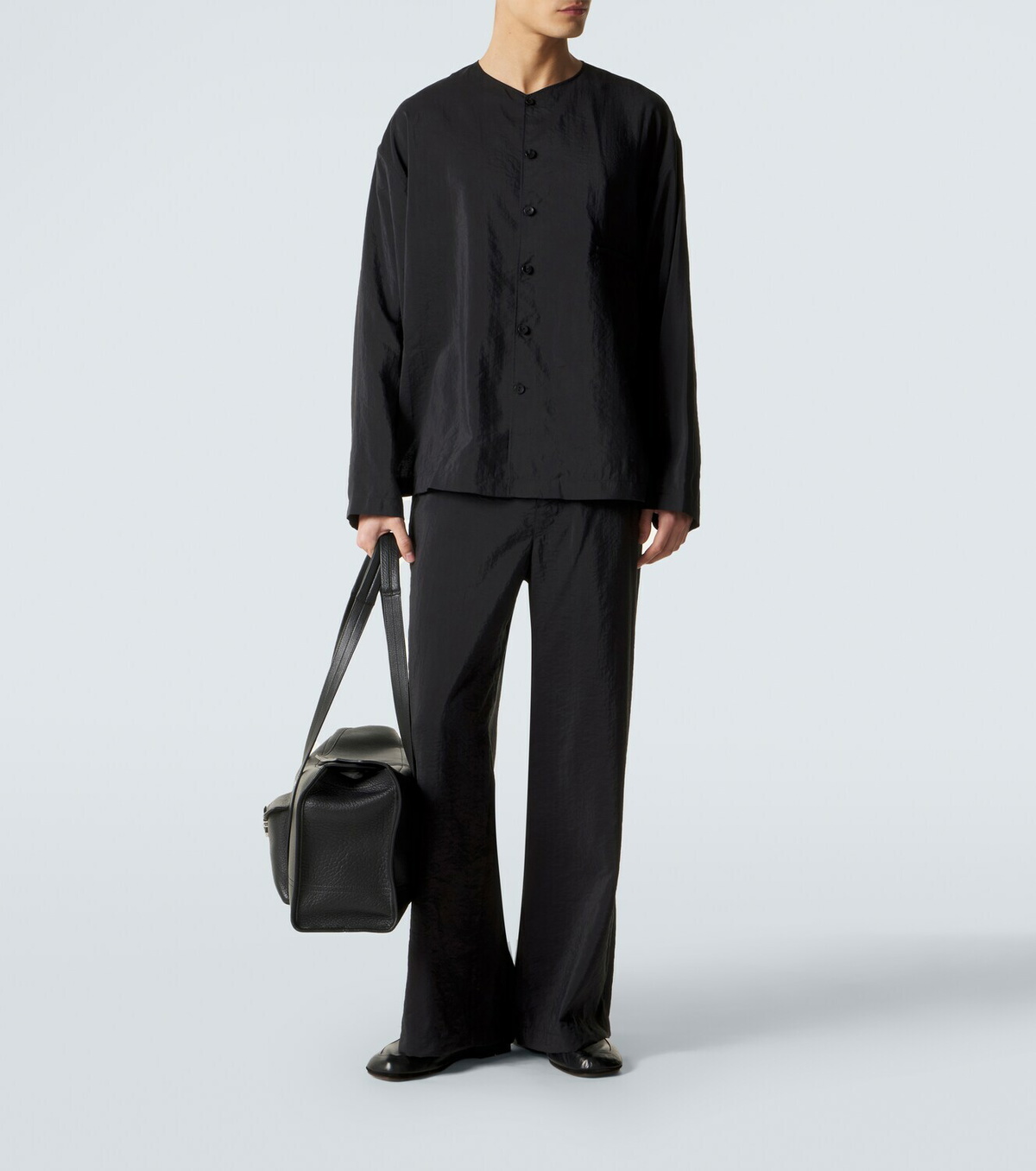 Lemaire Outdoor leather slip-on shoes