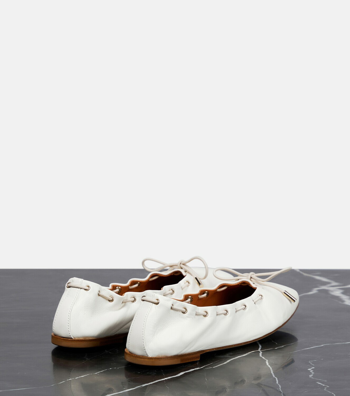 Chloe - Oracia leather ballet flats Chloe