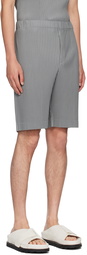 HOMME PLISSÉ ISSEY MIYAKE Gray Monthly Color May Shorts