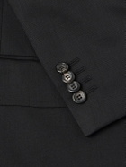 Canali - Kei Wool-Blend Twill Blazer - Black