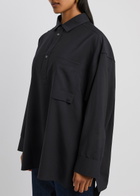 Darkpark Alex Wool Polo Shirt Dark Blue
