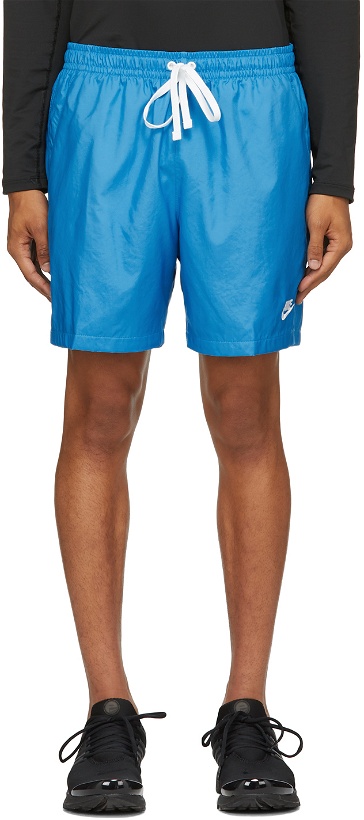 Photo: Nike Blue Flow Woven Shorts