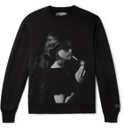 Undercover - Cindy Sherman Printed Embroidered Loopback Cotton-Jersey Sweatshirt - Black
