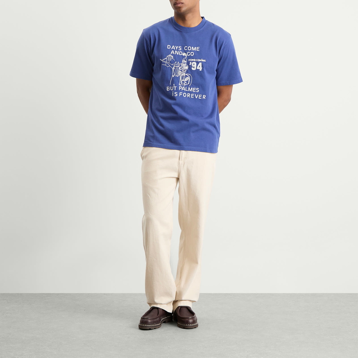 Palmes Men's Forever T-Shirt in Blue