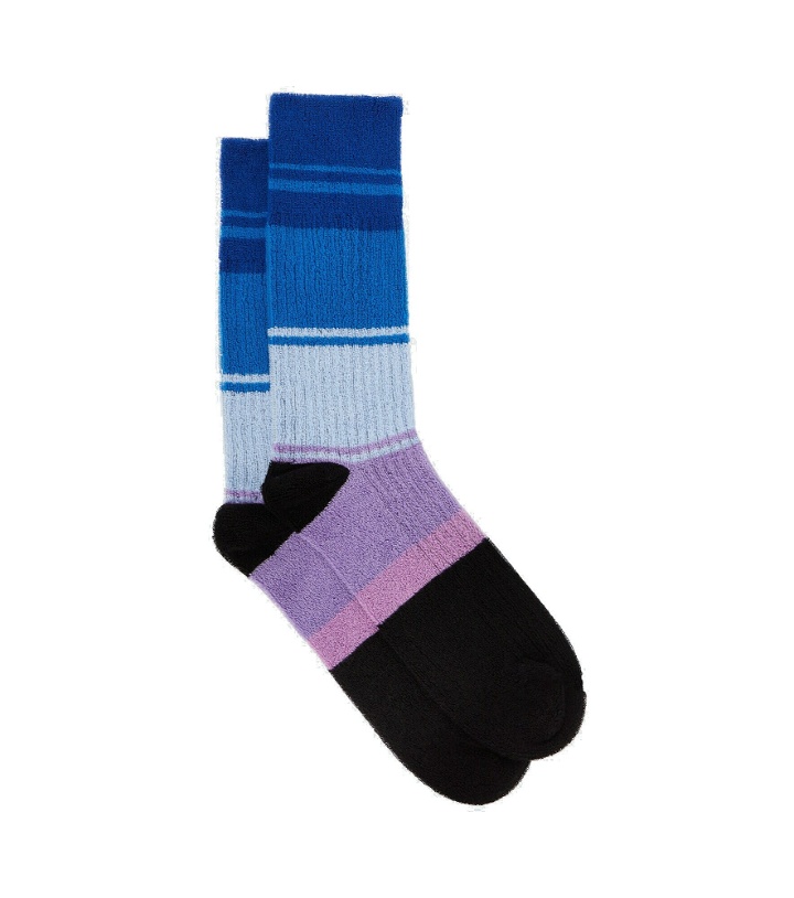 Photo: Marni - Striped cotton-blend socks