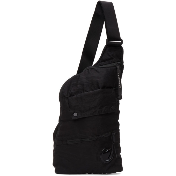 Photo: C.P. Company Black Nylon B Garment-Dyed Messenger Bag