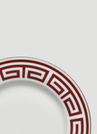 Labirinto Charger Plate in Red