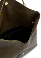 Saint Laurent Envelope Grained Leather Pouch - Khaki - One Size