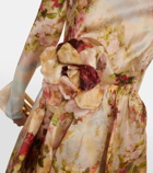 Zimmermann Luminosity floral silk minidress