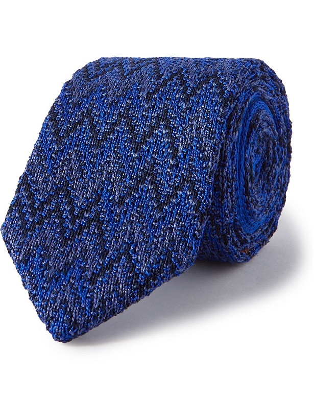 Photo: Missoni - 6cm Cotton and Silk-Blend Jacquard Tie