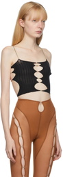 Rui Black Cut-Out Tank Top