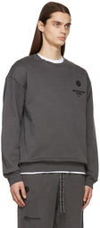 AAPE by A Bathing Ape Grey Logo Sweatshirt