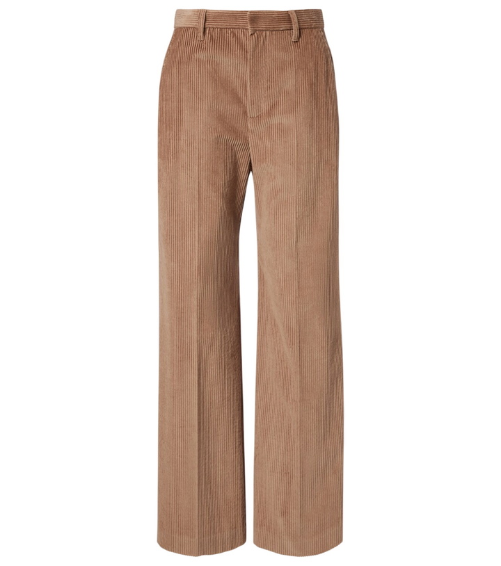 Photo: Brunello Cucinelli Monili cotton corduroy wide-leg pants