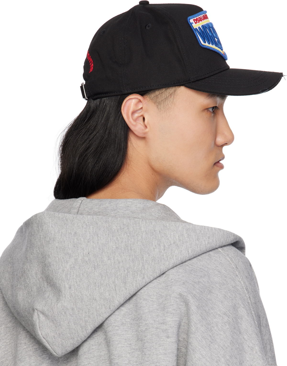 Dsquared2 Black Boxeur Baseball Cap